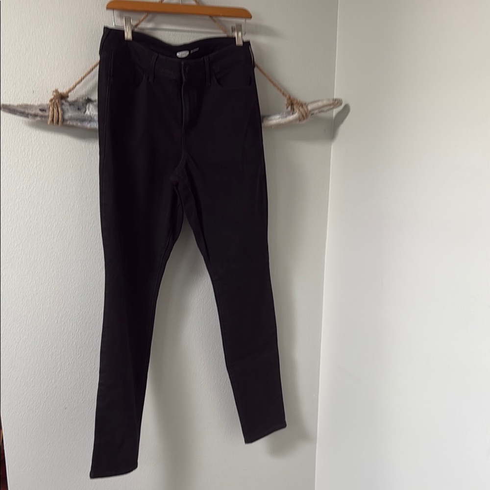EUC Old Navy Pop Icon Stretchy Black Skinny Jeans - 12 Tall